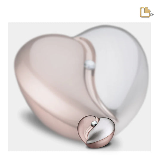 HeartFelt™ Brushed Rose Gold w/Crystal (Keepsake)*