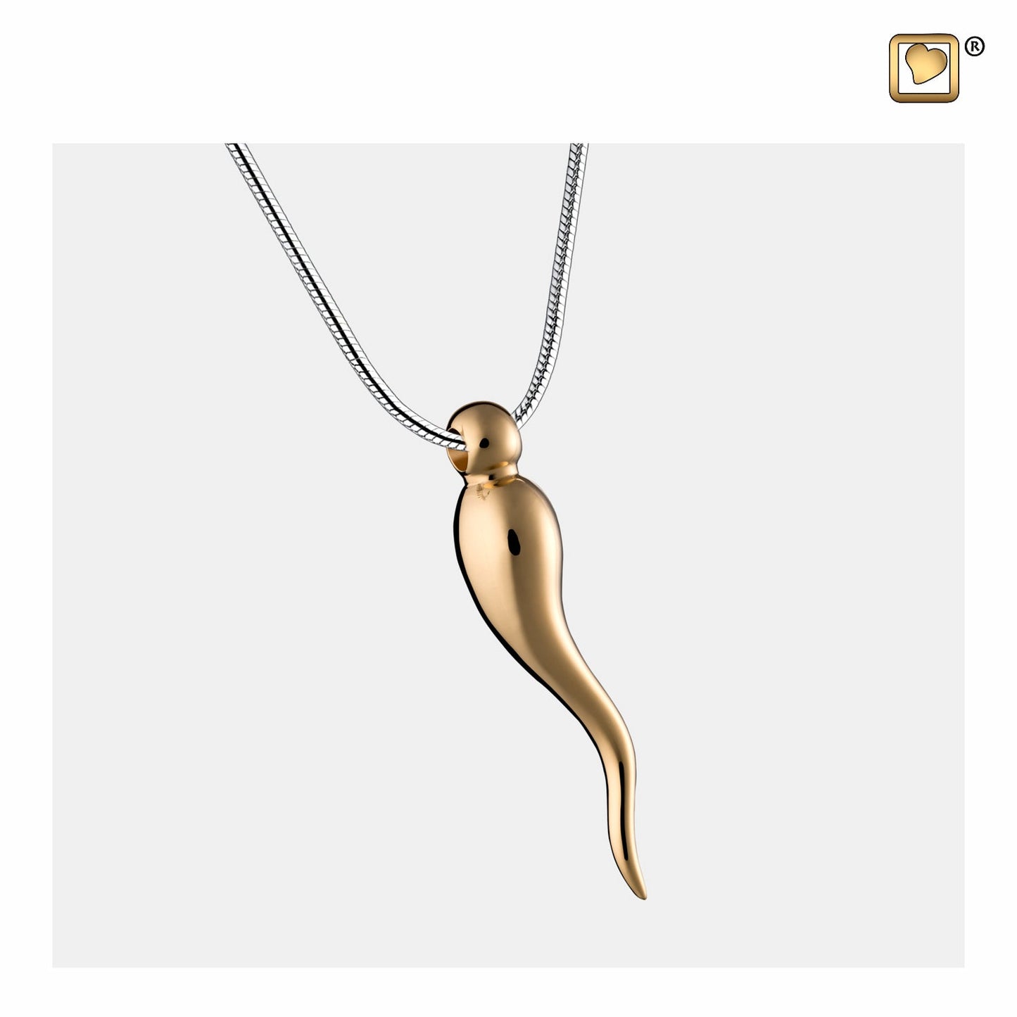 Pendant: Italian Horn - Gold Vermeil - PD1521