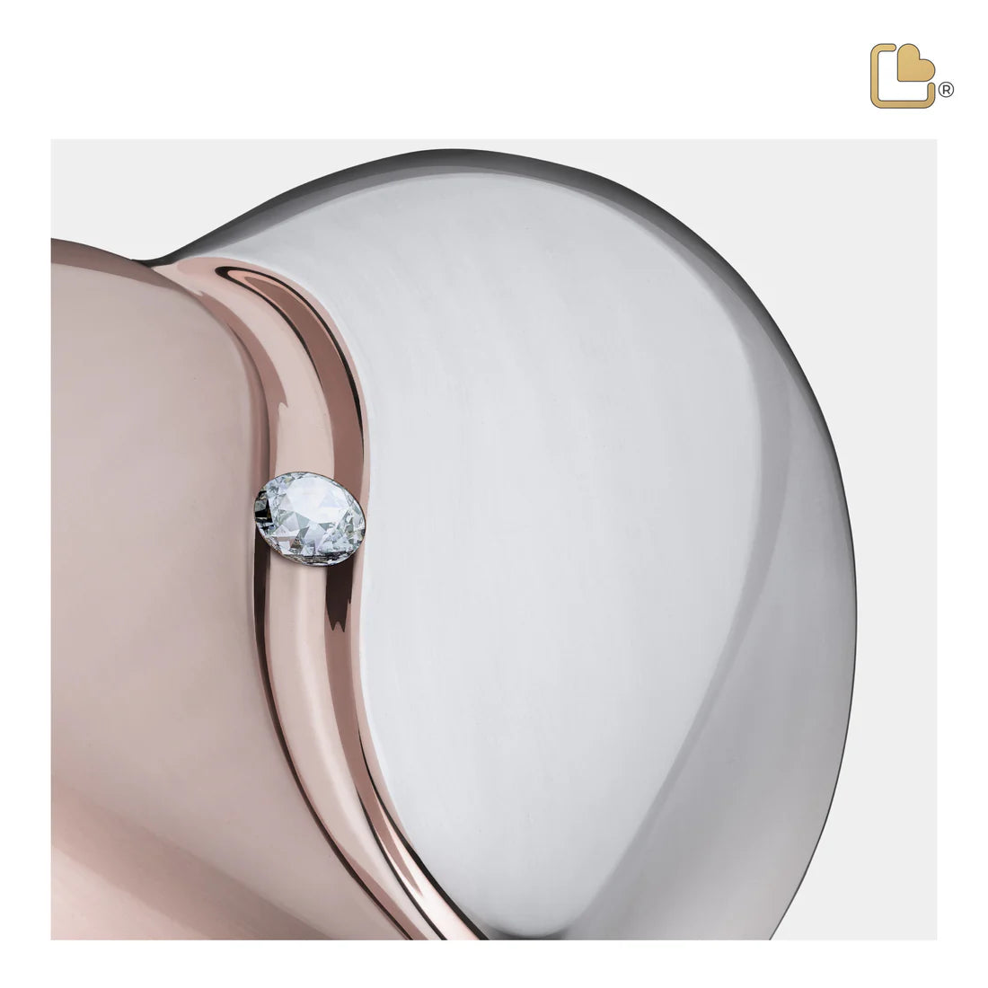 HeartFelt™ Brushed Rose Gold w/Crystal (Adult)*