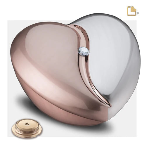 HeartFelt™ Brushed Rose Gold w/Crystal (Adult)*