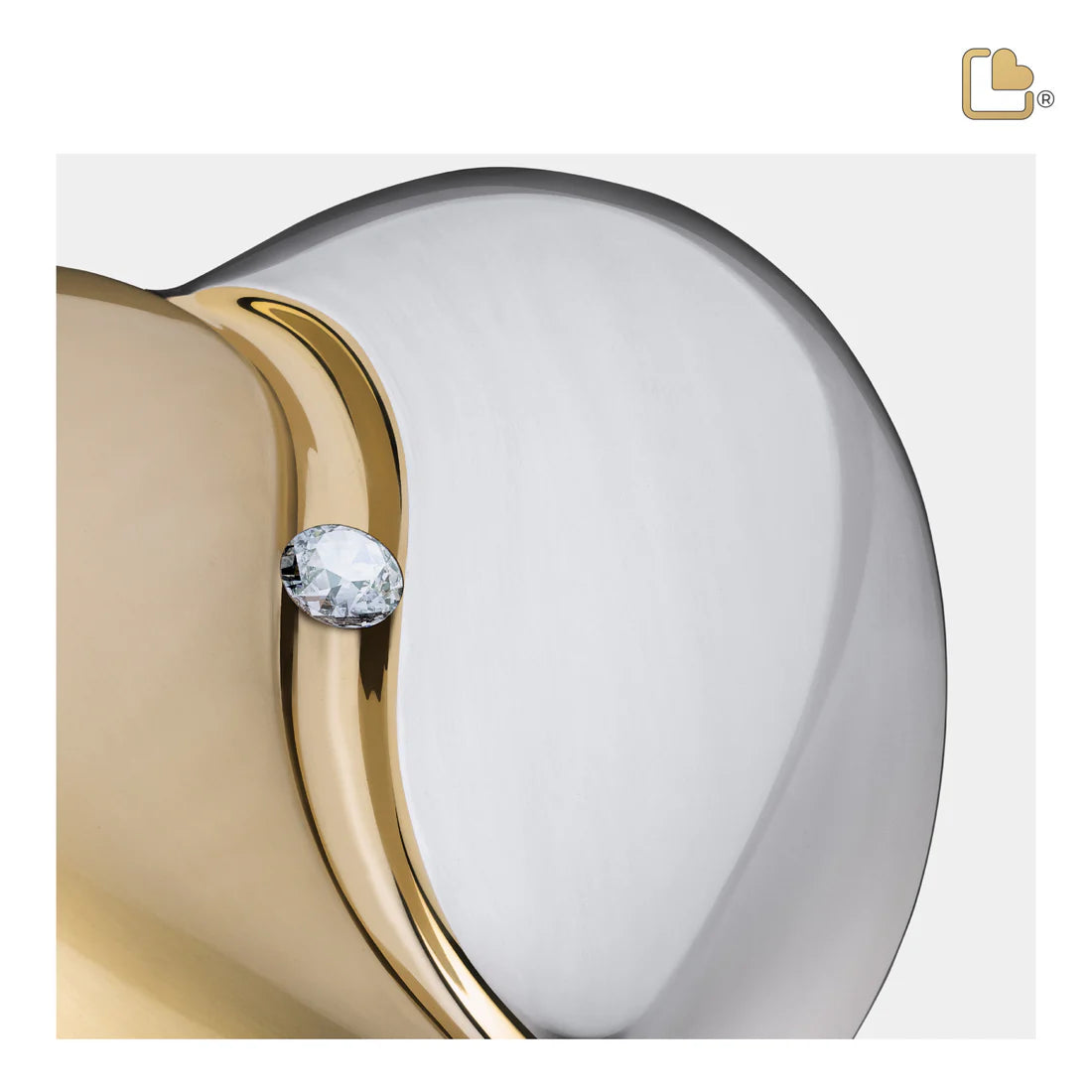 HeartFelt™ Brushed Gold w/Crystal (Adult)*
