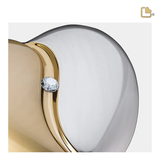 HeartFelt™ Brushed Gold w/Crystal (Adult)*