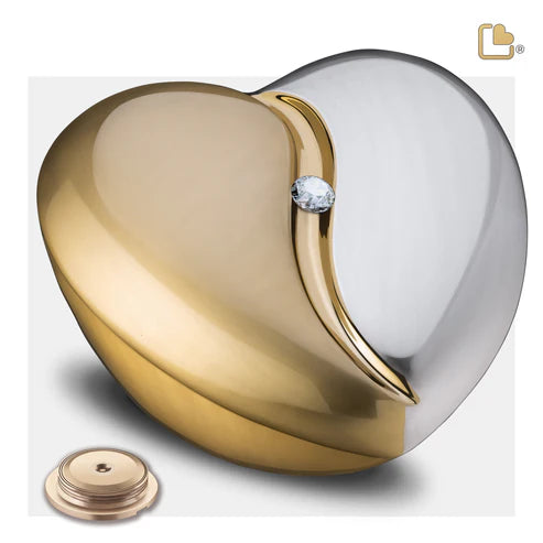 HeartFelt™ Brushed Gold w/Crystal (Adult)*