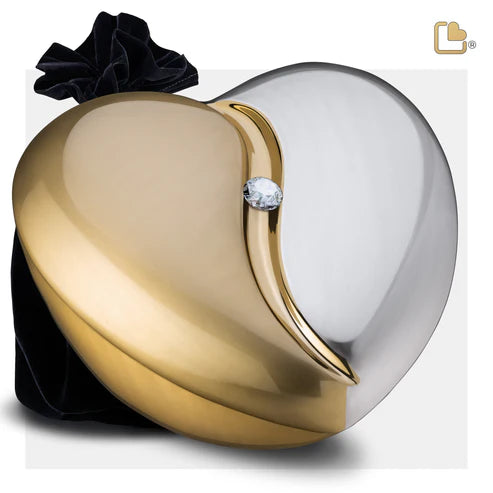 HeartFelt™ Brushed Gold w/Crystal (Adult)*