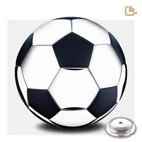 Soccer Ball Polished Silver (Adult)*