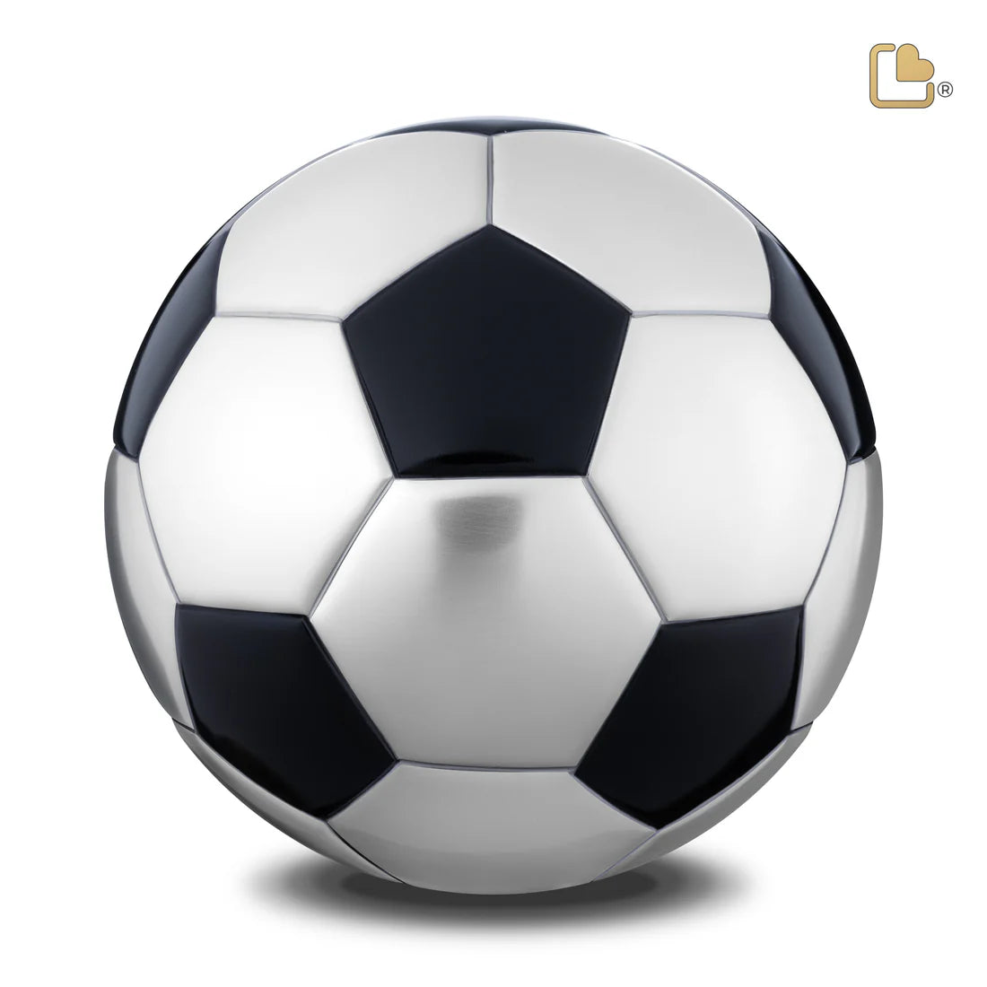 Soccer Ball Matte Black & Brushed Pewter (Adult)*