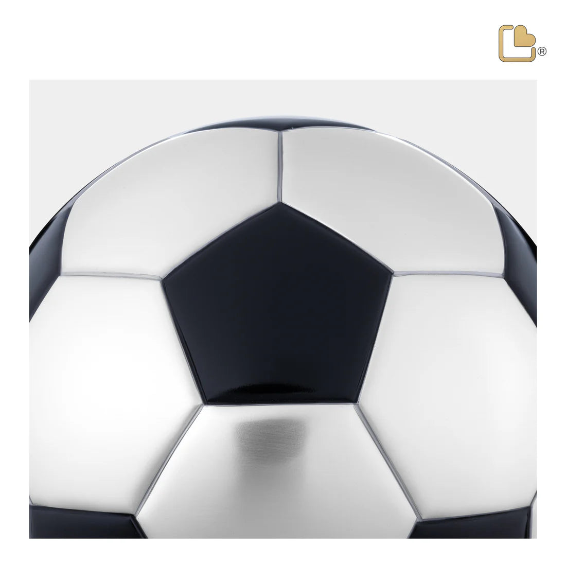 Soccer Ball Matte Black & Brushed Pewter (Adult)*