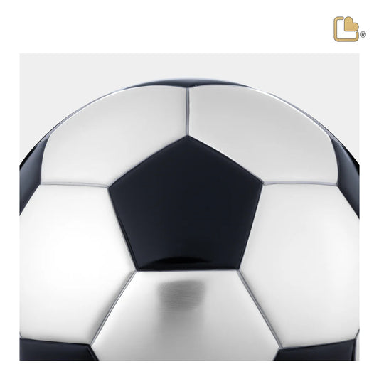 Soccer Ball Matte Black & Brushed Pewter (Adult)*