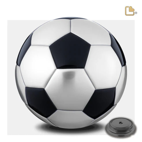 Soccer Ball Matte Black & Brushed Pewter (Adult)*