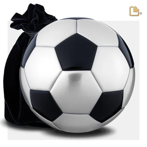 Soccer Ball Matte Black & Brushed Pewter (Adult)*