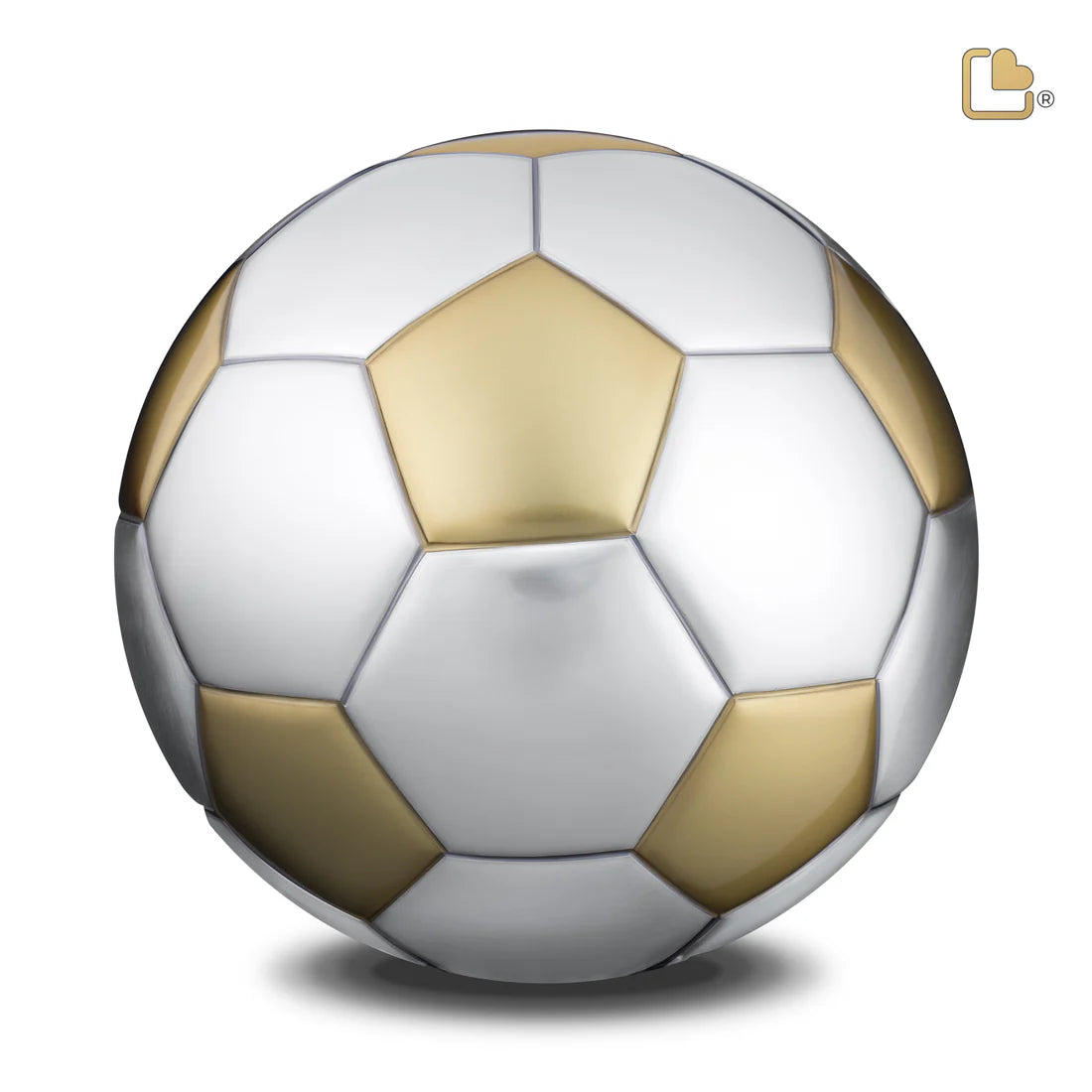 Soccer Ball Brushed Gold & Brushed Pewter (Adult)*