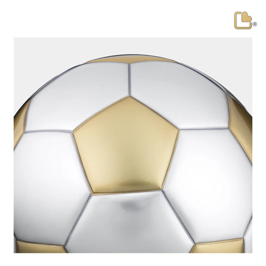 Soccer Ball Brushed Gold & Brushed Pewter (Adult)*