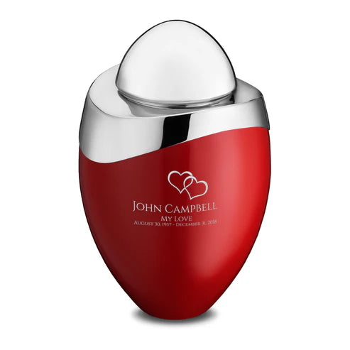 Amore™ Red & Polished Silver (Adult)*
