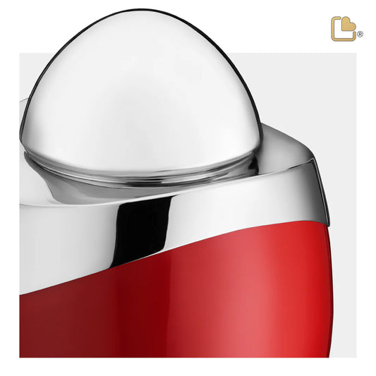 Amore™ Red & Polished Silver (Adult)*