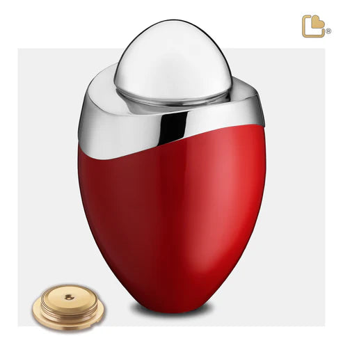 Amore™ Red & Polished Silver (Adult)*