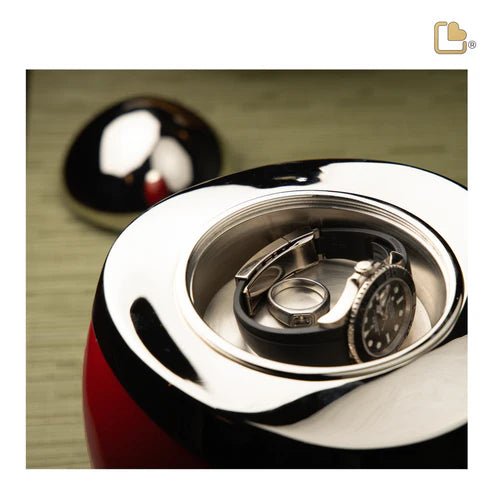 Amore™ Red & Polished Silver (Adult)*