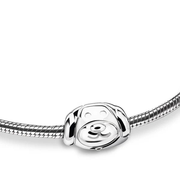 Bead: Dog - Rhodium Plated