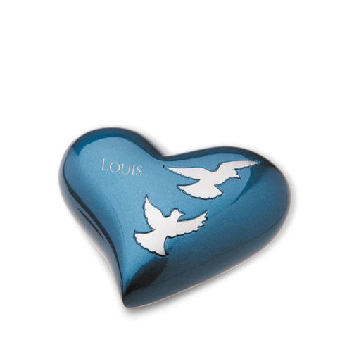 Divine Flying Doves (Keepsake Heart)