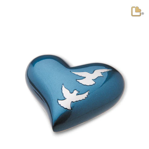 Divine Flying Doves (Keepsake Heart)