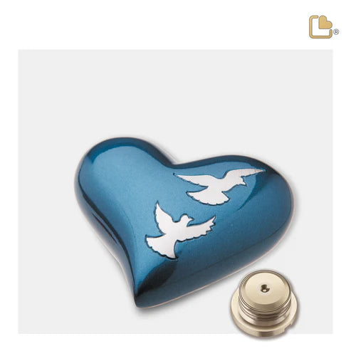 Divine Flying Doves (Keepsake Heart)
