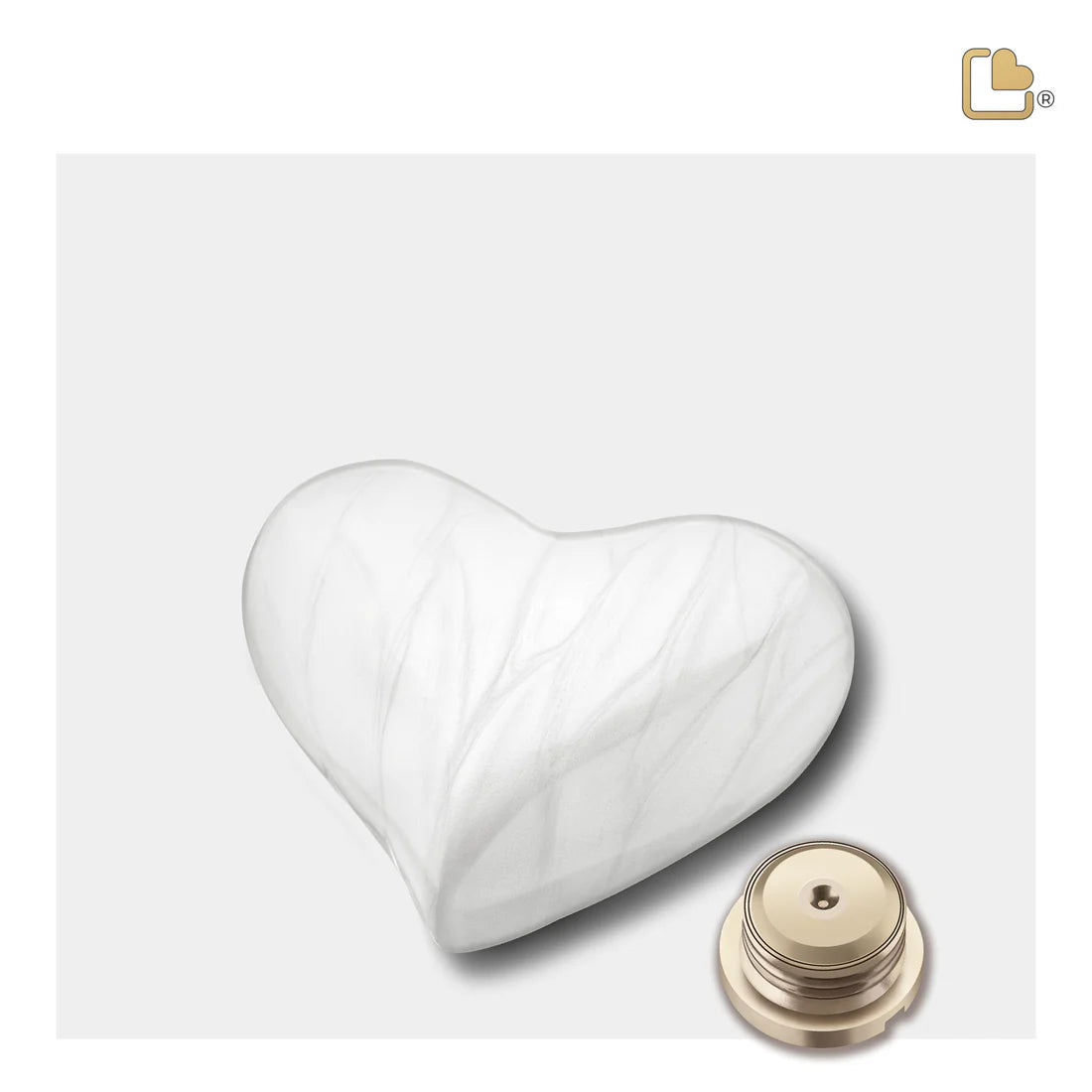 Pearl White (Keepsake Heart)
