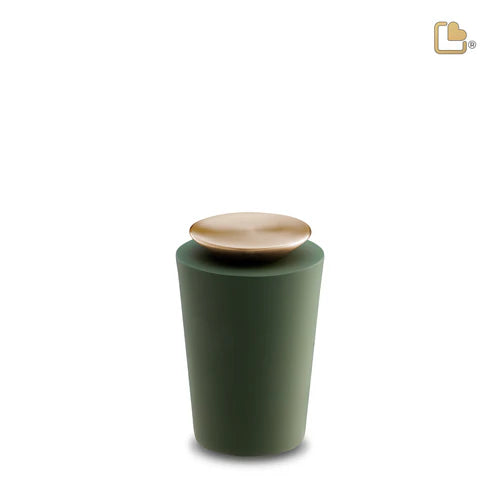 Crescent™ Tall Sage Green & Brushed Gold (Keepsake)*