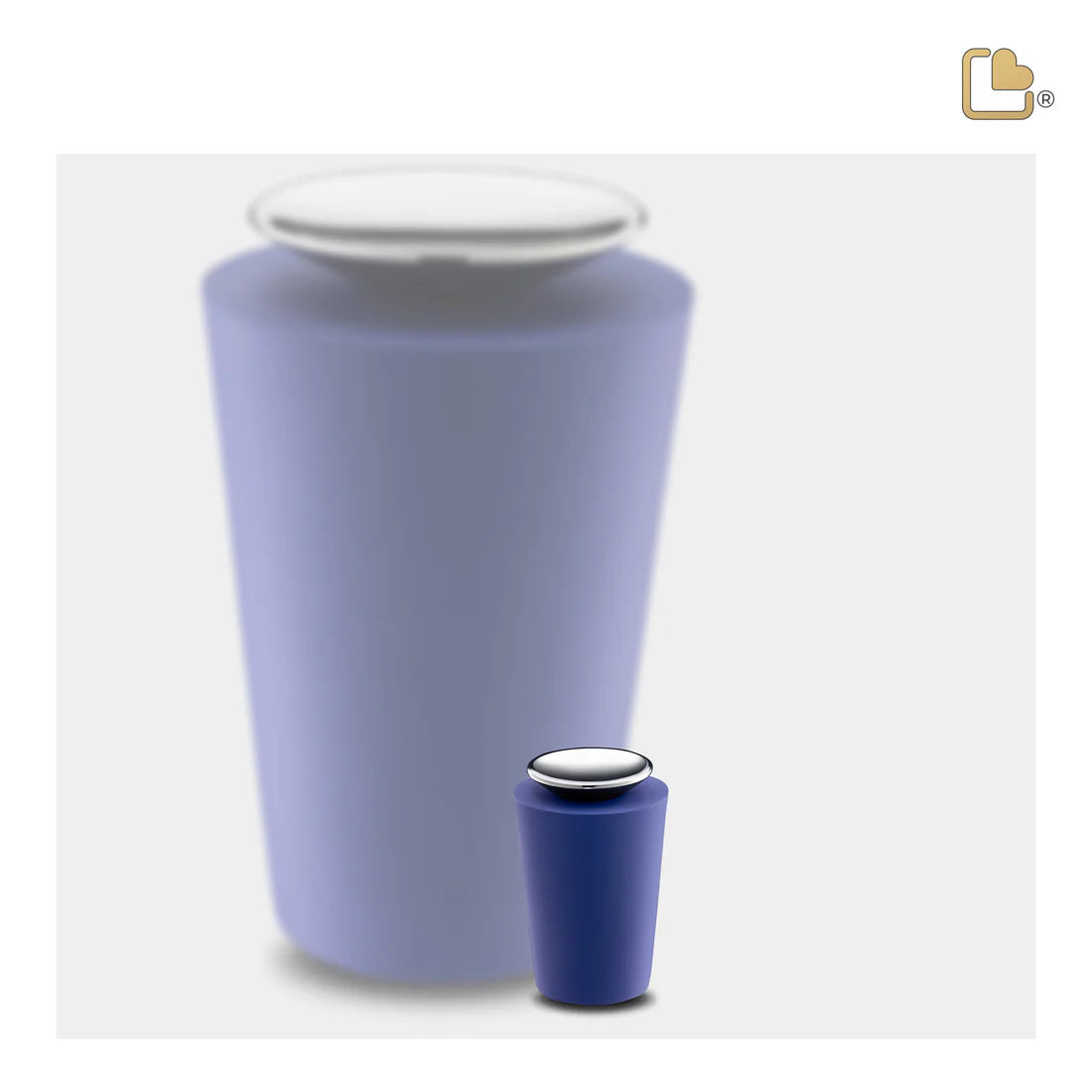 Crescent™ Tall Navy & Polished Silver (Keepsake)*