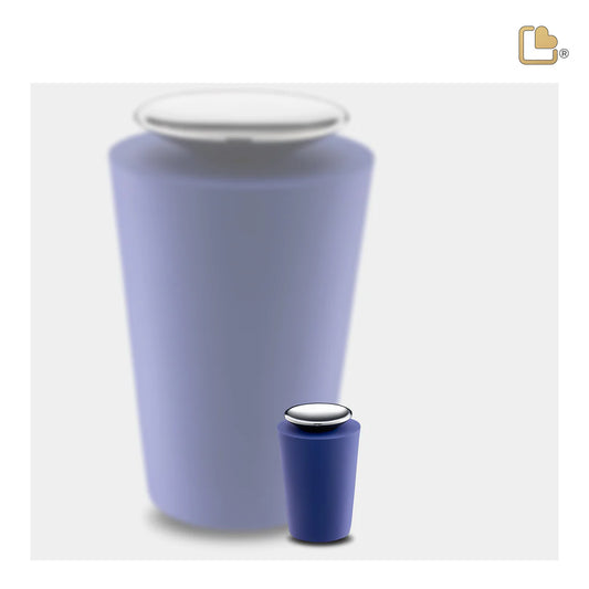 Crescent™ Tall Navy & Polished Silver (Keepsake)*