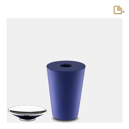 Crescent™ Tall Navy & Polished Silver (Keepsake)*