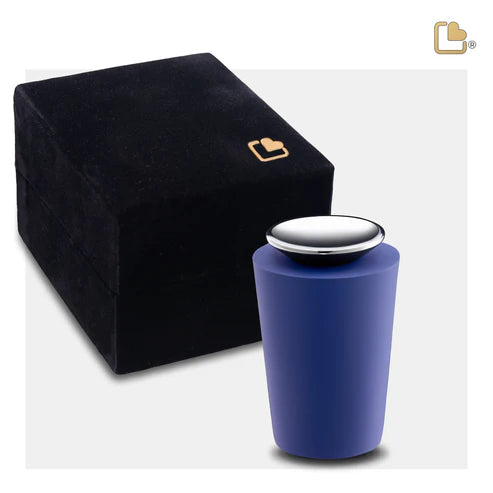 Crescent™ Tall Navy & Polished Silver (Keepsake)*