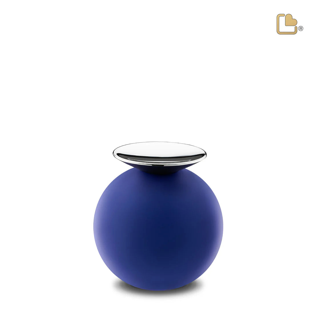 Crescent™ Sphere Navy & Polished Silver (Keepsake)*