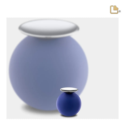 Crescent™ Sphere Navy & Polished Silver (Keepsake)*