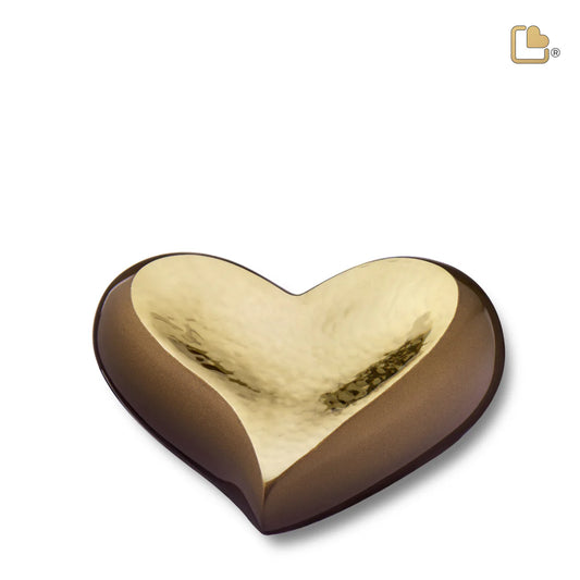Hammered Gold Bronze (Keepsake Heart)