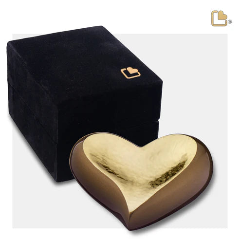 Hammered Gold Bronze (Keepsake Heart)