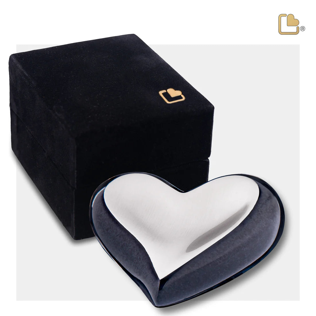 Brushed Pewter Midnight (Keepsake Heart)
