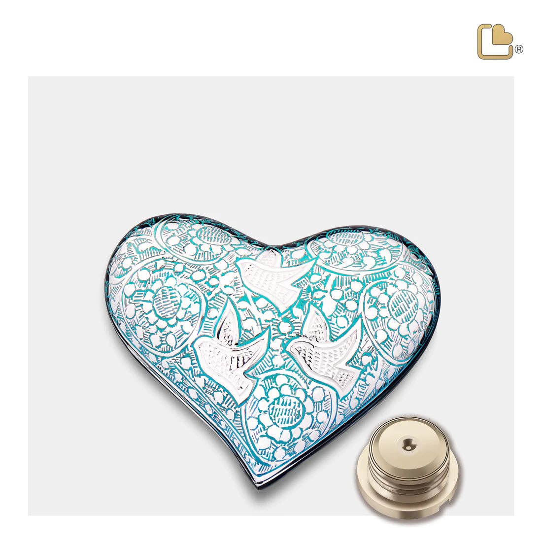 Soaring Doves (Keepsake Heart)