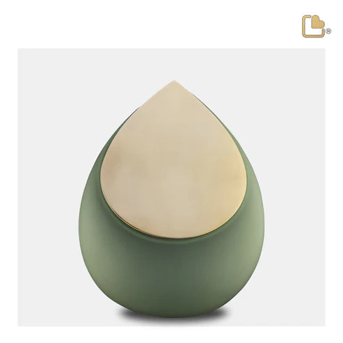 Drop™ Sage Green & Brushed Gold (Medium)*