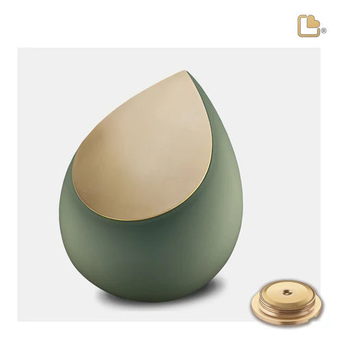 Drop™ Sage Green & Brushed Gold (Medium)*