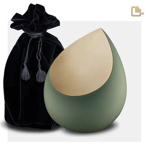 Drop™ Sage Green & Brushed Gold (Medium)*