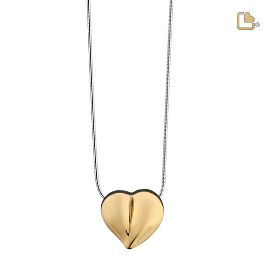 Pendant: LoveHeart - Gold Vermeil