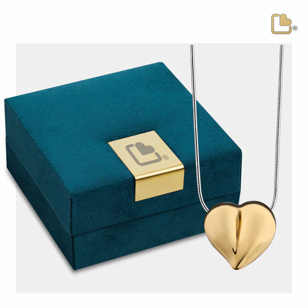 Pendant: LoveHeart - Gold Vermeil