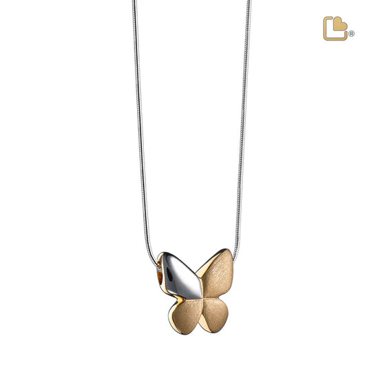 Pendant: Butterfly - Gold Vermeil Two Tone