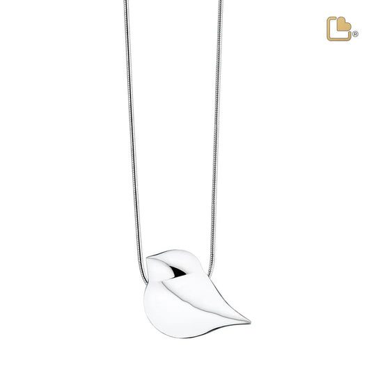 Pendant: SoulBird - Rhodium Plated