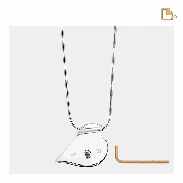 Pendant: SoulBird - Rhodium Plated