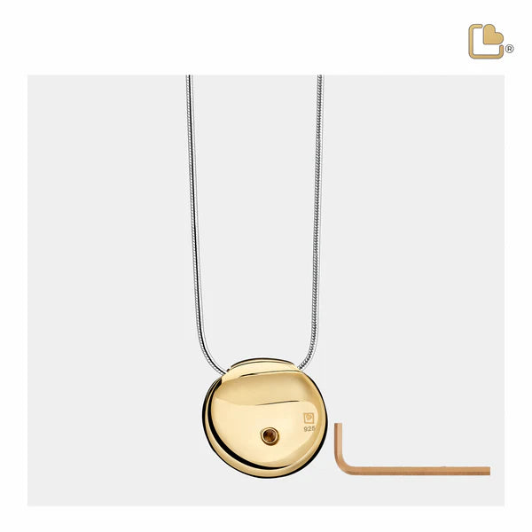Pendant: Tree of Life - Enamel Gold Vermeil Two Tone