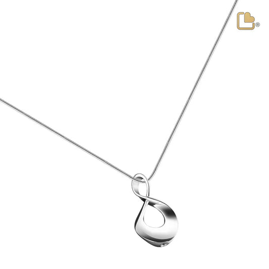 Pendant: Infinity - Rhodium Plated