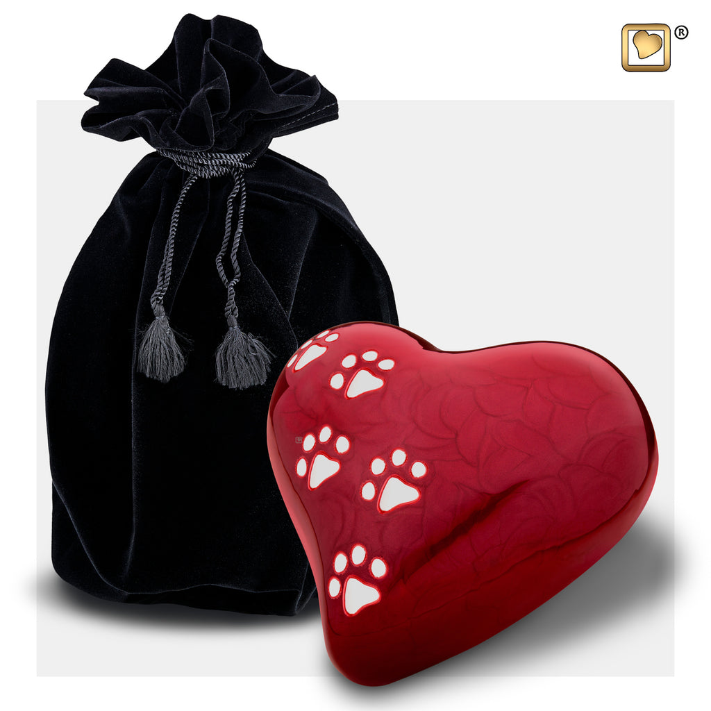 LovePaws™ Pearlescent Red (Large Heart) - P637L