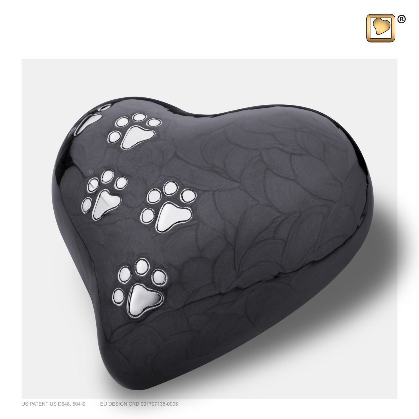 LovePaws™ Pearlescent Midnight (Large Heart) - P640L