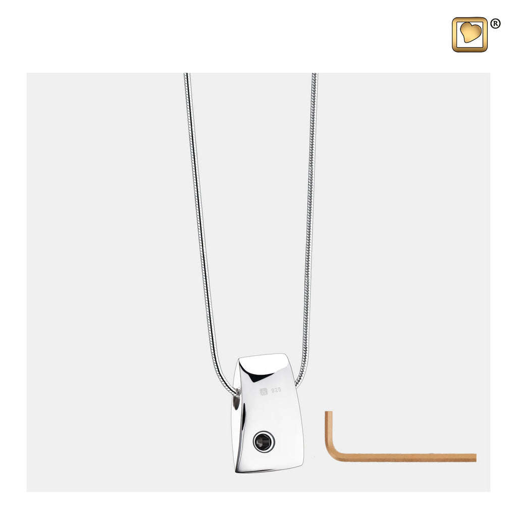 Pendant: Tribute - Rhodium Plated Two Tone - PD1120