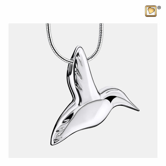 Pendant: Hummingbird - Rhodium Plated - PD1350